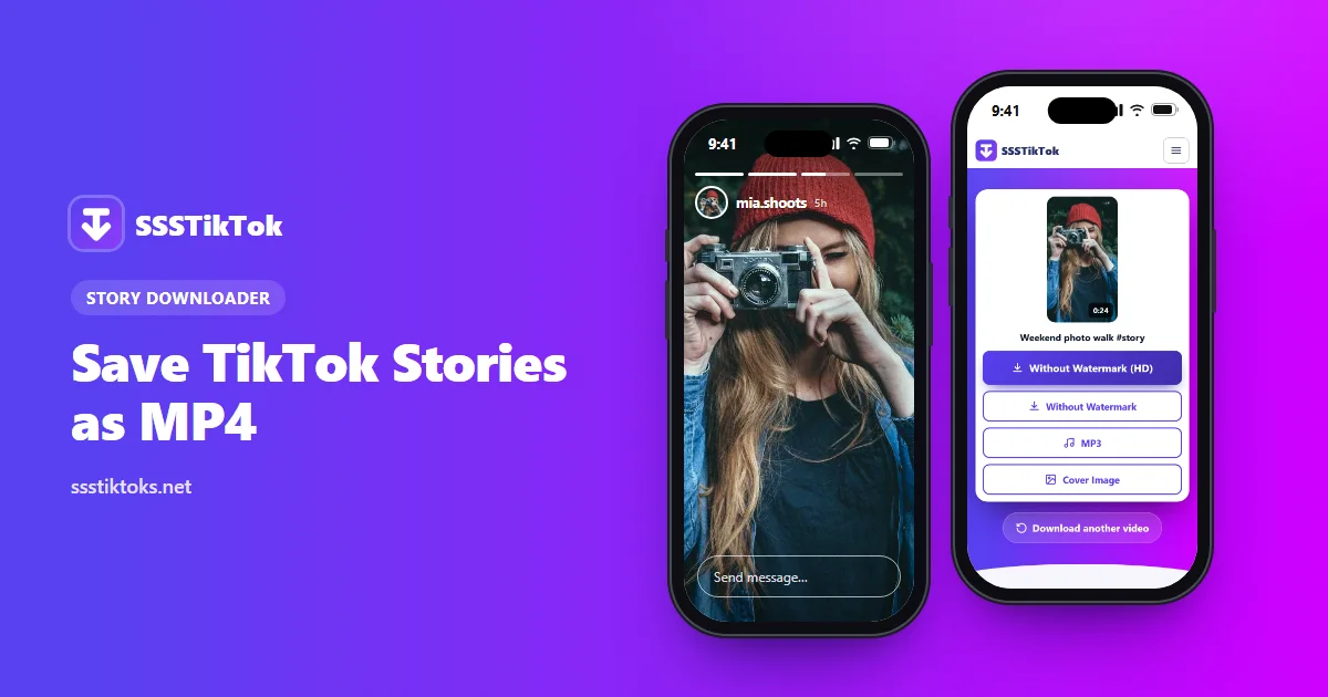 TikTok Story saver with the 24-hour timer